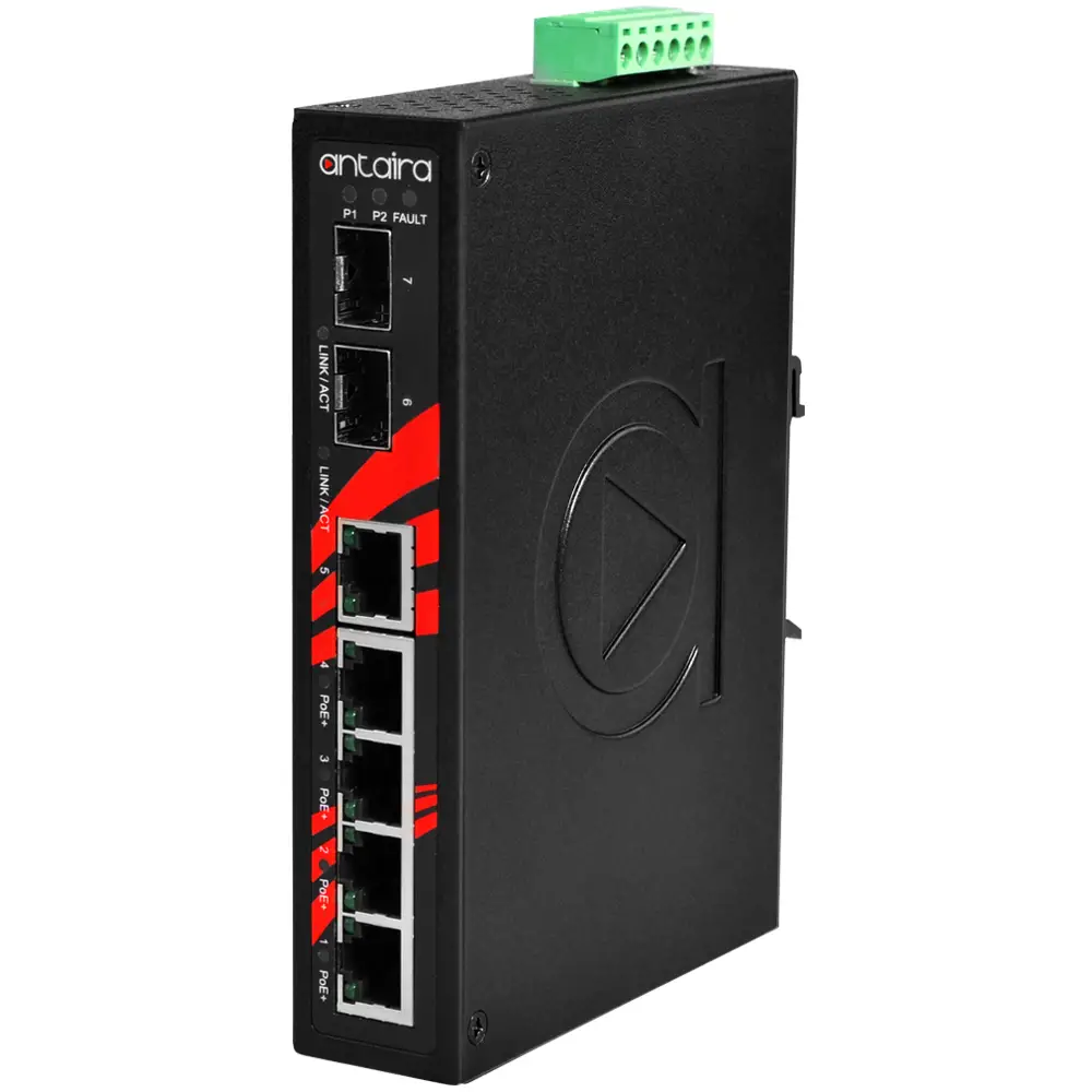 antaira-LNX-0702G-SFP-Series-7-Port-Industrial-Gigabit-Unmanaged-Ethernet-Switch-PRODUCT-IMAGE