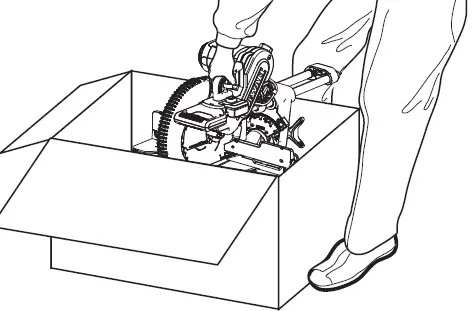 DEWALT DWS727 Miter saw with 250mm feed 1600W 07