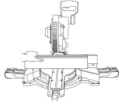 DEWALT DWS727 Miter saw with 250mm feed 1600W 25