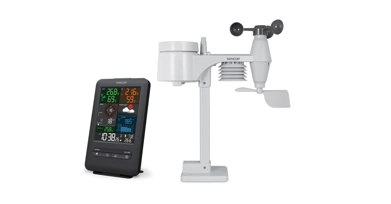 Sencor Sws 9300 Color Weather Station With 5-in-1 Sensor User Manual Sencor Sws 9300 Color Weather Station With 5-in-1 Sensor User Manual