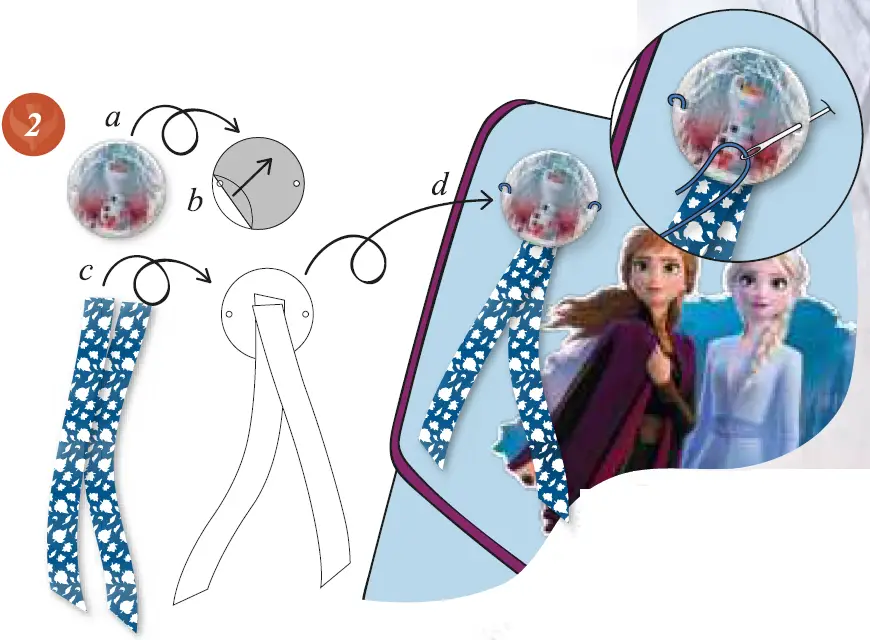 Totum Disney Frozen 2 Hobby Pack Decorate Shoulder Bag fig 2