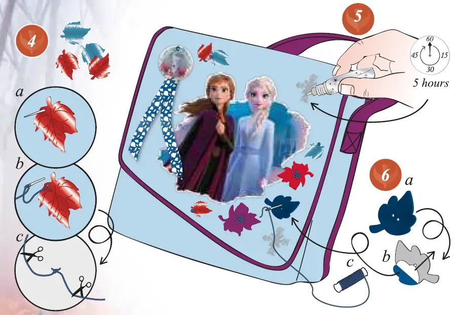 Totum Disney Frozen 2 Hobby Pack Decorate Shoulder Bag fig 4