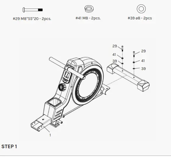 LIFESPAN ROWER - STEP 1