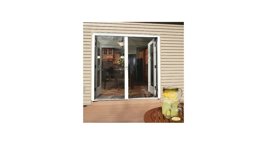 Genius Cool Retractable Screen Double Panel Door Instruction Manual