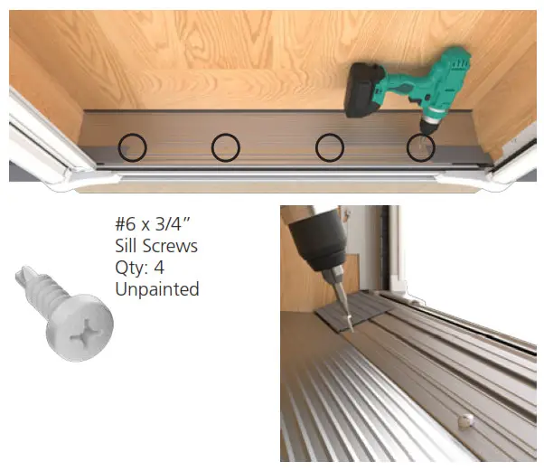 Genius Cool Retractable Screen Double Panel Door - Sill Plate1