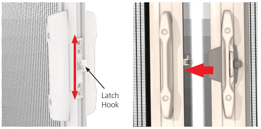 Genius Cool Retractable Screen Double Panel Door - Slider Bar1