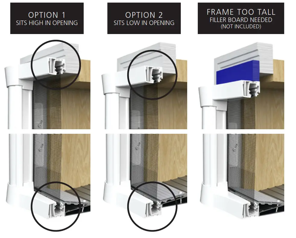 Genius Cool Retractable Screen Double Panel Door - fig 1