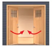 Genius Cool Retractable Screen Double Panel Door - fig 5