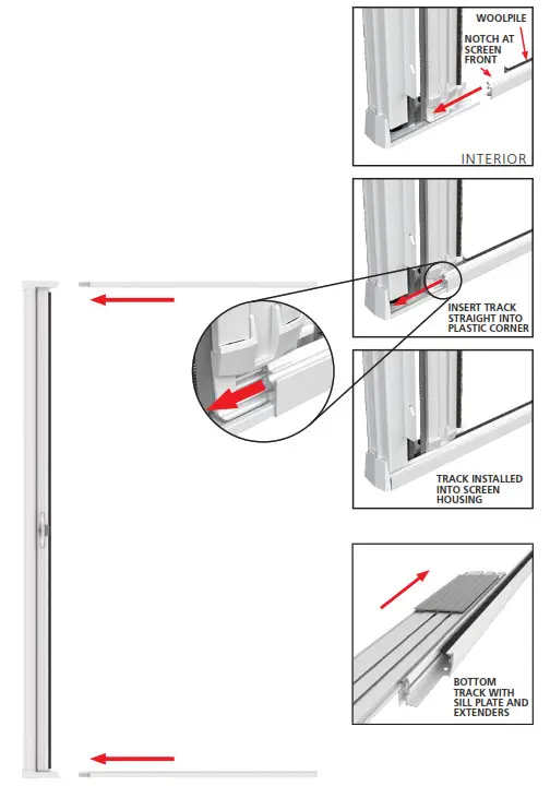 Genius Cool Retractable Screen Double Panel Door - fig10