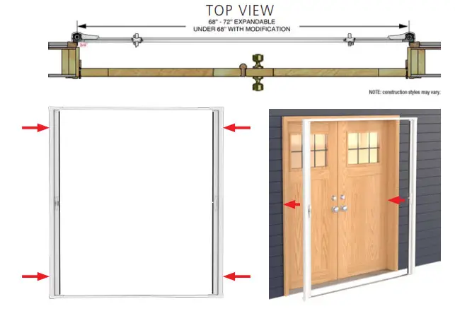 Genius Cool Retractable Screen Double Panel Door - fig16