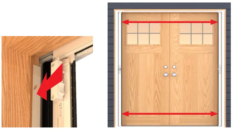 Genius Cool Retractable Screen Double Panel Door - fig17