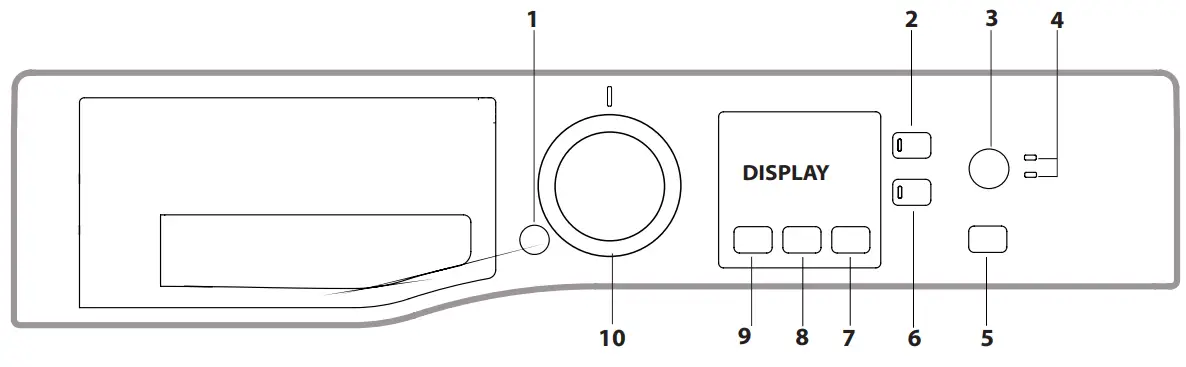 Hotpoint NSWE 845C WS Freestanding Washing Machine fig 2