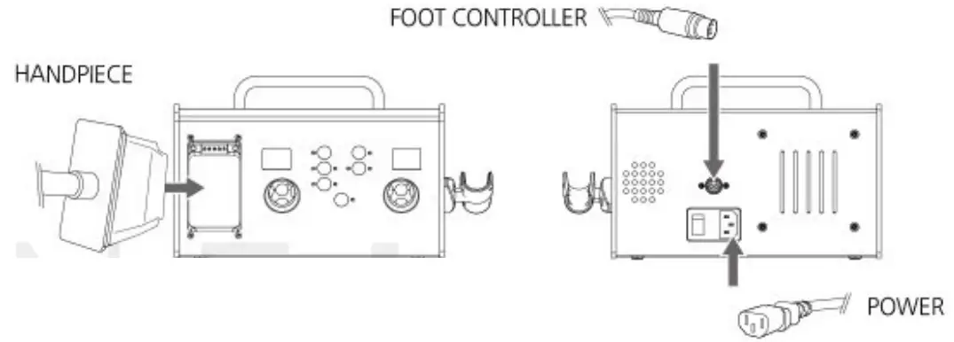 Brillian medipro Podiatry Pedicure Drill with Built In Vacuum fig 4