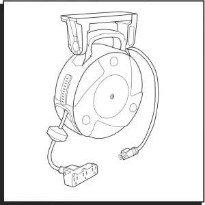 ULINE Retractable Cord Reel - Heavy Duty H-5644