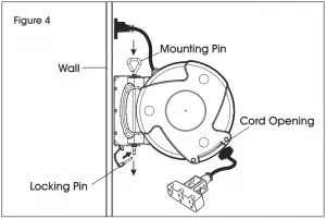 ULINE Retractable Cord Reel - Heavy Duty H-5644 - Figure 4