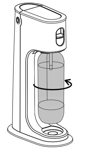 FIG 5 Attaching the water bottle