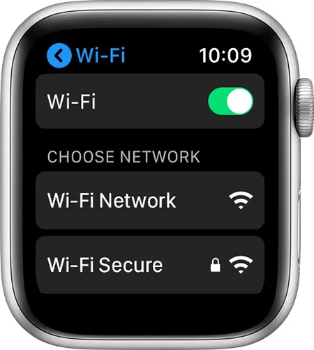Wi-Fi settings screen