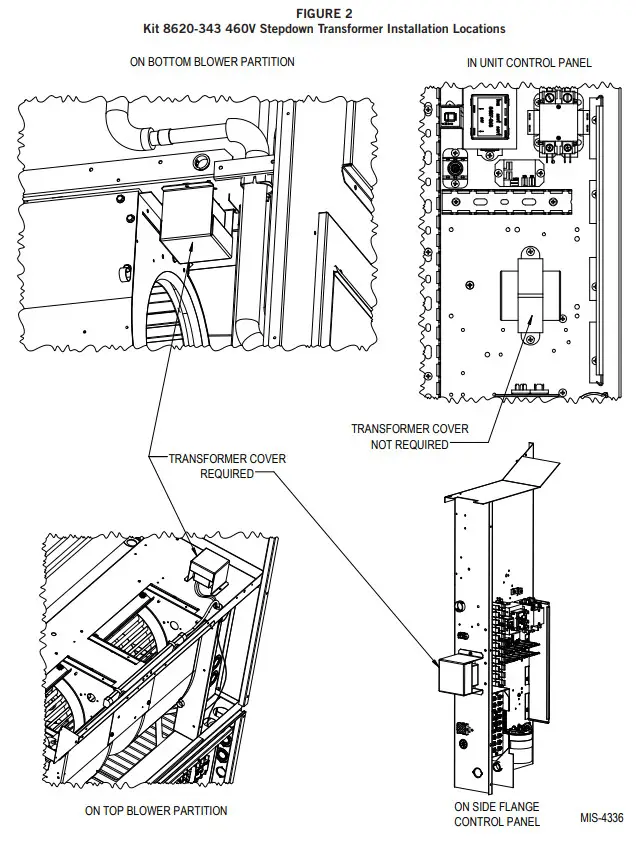 Bard 8620-344 Wall Mount UV-C LED - FIGURE 2