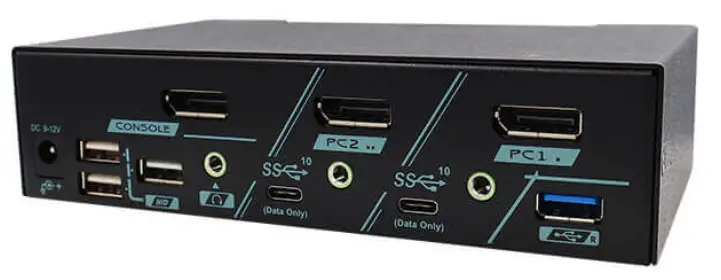 Rextron 2 Port DP KVM 8K Displayport KV