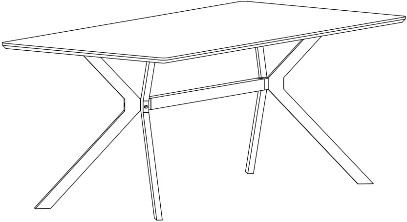 woood BRUNO Dining Table Square A05