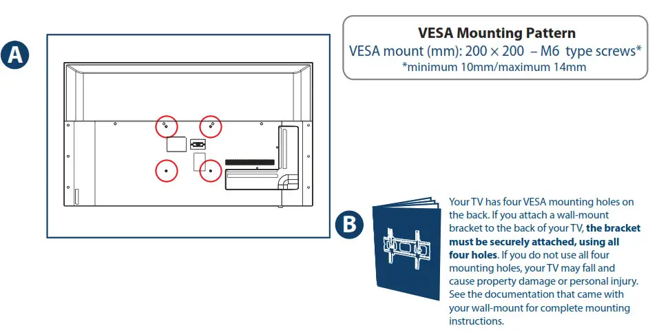 M4 screws (18 mm length) OR