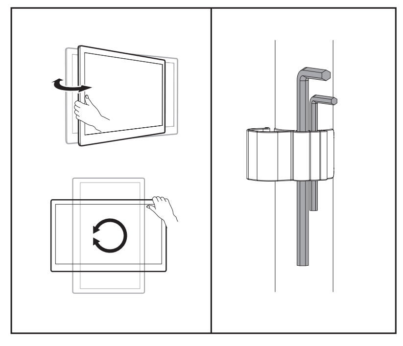 TOOQ DB1703TNV-B Desk Stand for 2 Screens 17 and 32 Inch - Fig3