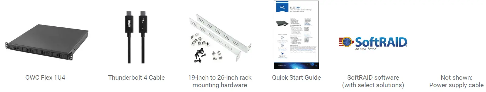 OWC-FLEX-1U4-4-Bay-Thunderbolt-Storage-Docking-and-PCIe-Expansion-Rackmount-Solution-fig-1