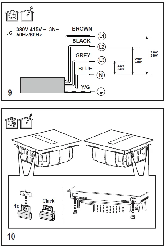 AEG IDE74243IB Extractor Hob 11