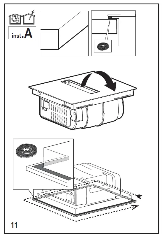 AEG IDE74243IB Extractor Hob 12