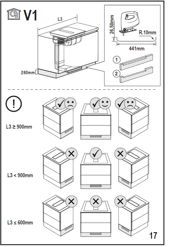 AEG IDE74243IB Extractor Hob 17