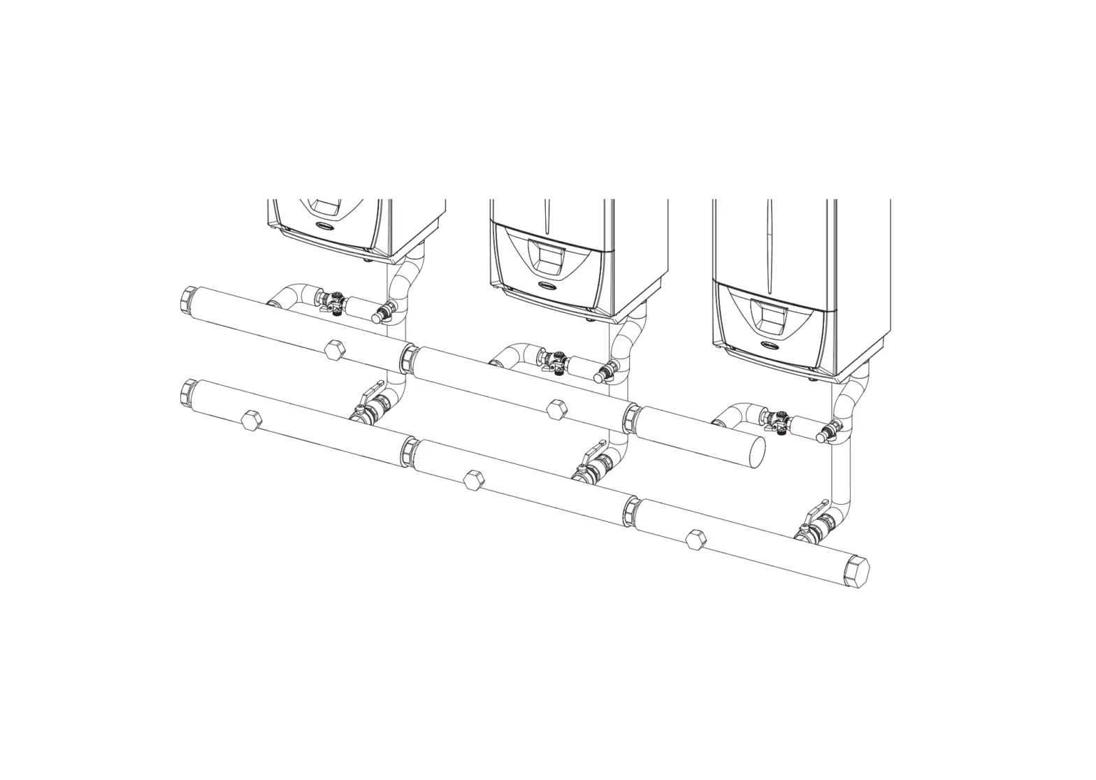 Immergas 3.032170 Boiler Hydraulic Manifold Kit Instruction Manual