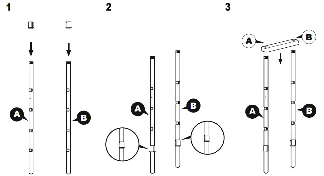 BESTWAY 58331 1.22m (48 Inch) Pool Ladder Owner's Manual - ASSEMBLY