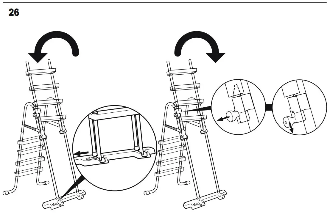 BESTWAY 58331 1.22m (48 Inch) Pool Ladder Owner's Manual - ASSEMBLY