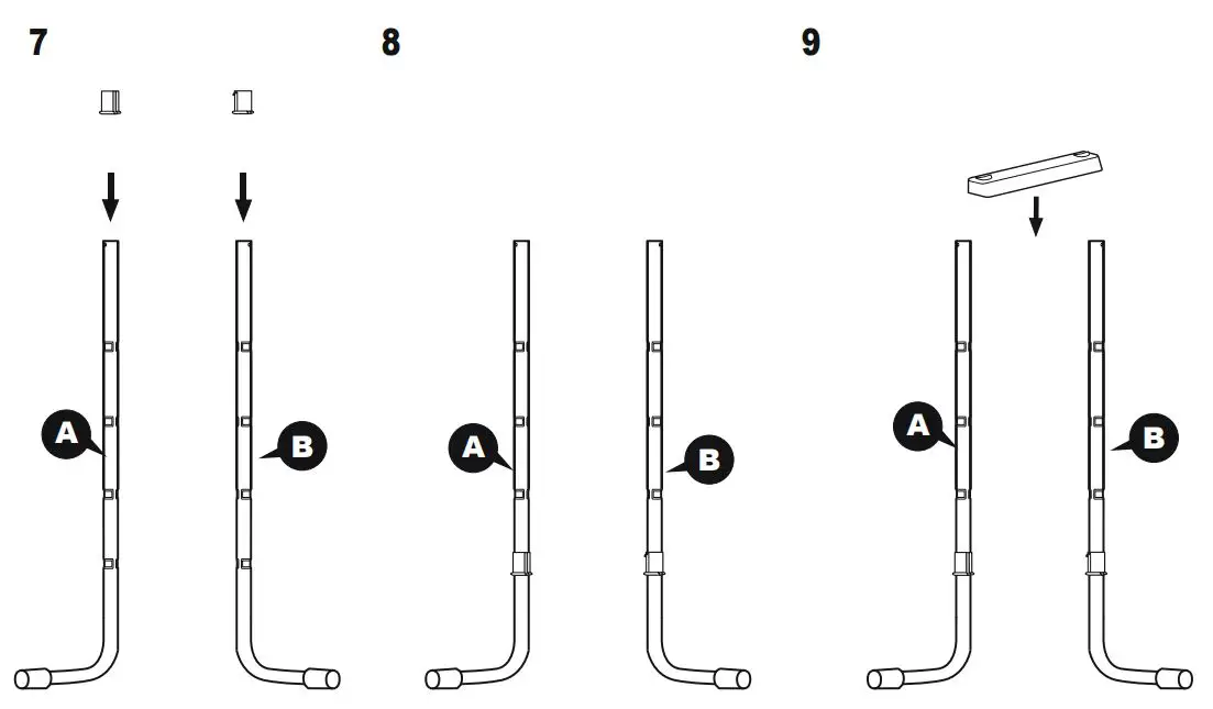 BESTWAY 58331 1.22m (48 Inch) Pool Ladder Owner's Manual - ASSEMBLY