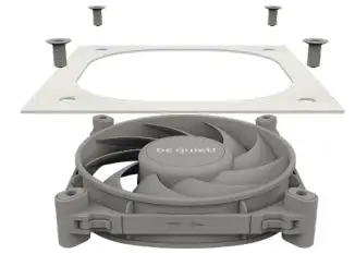 be quiet Silent Wings 4 120 mm Case Fan User Manual - Screw down the fan using the included screws