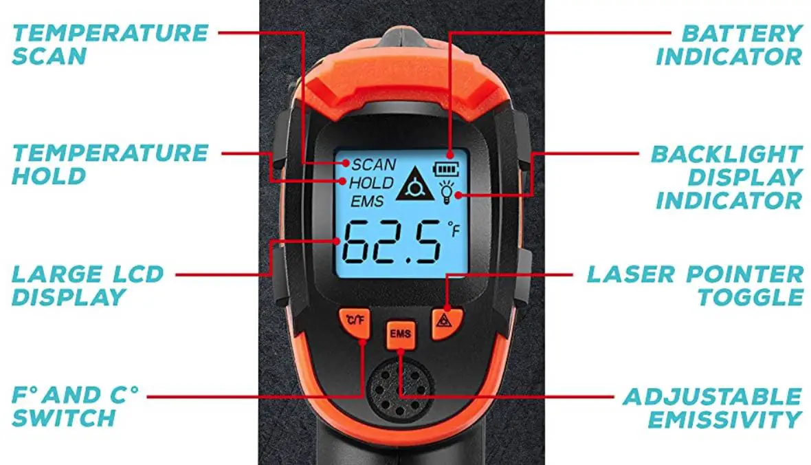 KIZEN-LaserPro-LP300-Infrared-Thermometer-Gun-img-2