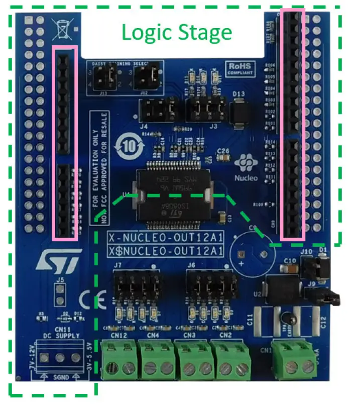 ST X-NUCLEO-OUT12A1 Expansion Board 1