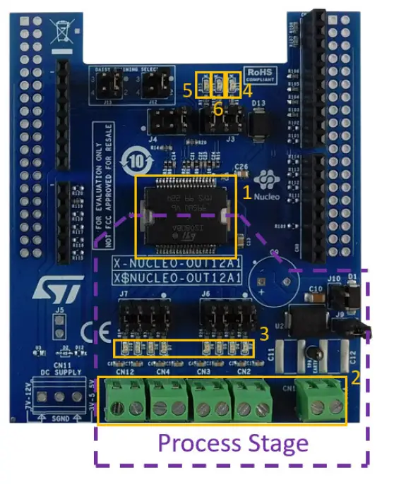 ST X-NUCLEO-OUT12A1 Expansion Board 2
