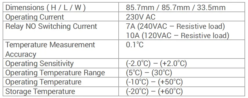 GENERAL-LIFE-FH250-Floor-Heating-Room-Thermostat-fig-2