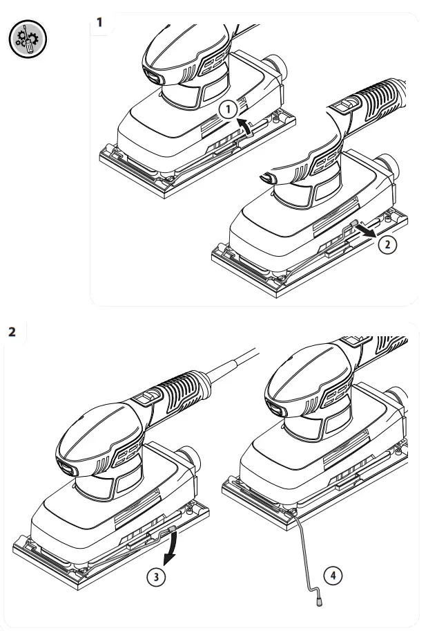 DEXTER 330SHS3.5 Sheet Sander - fig 2
