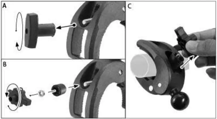 ARKON MOUNTS TAB1RMCPM Robust Tablet Clamp Mount-FIG6