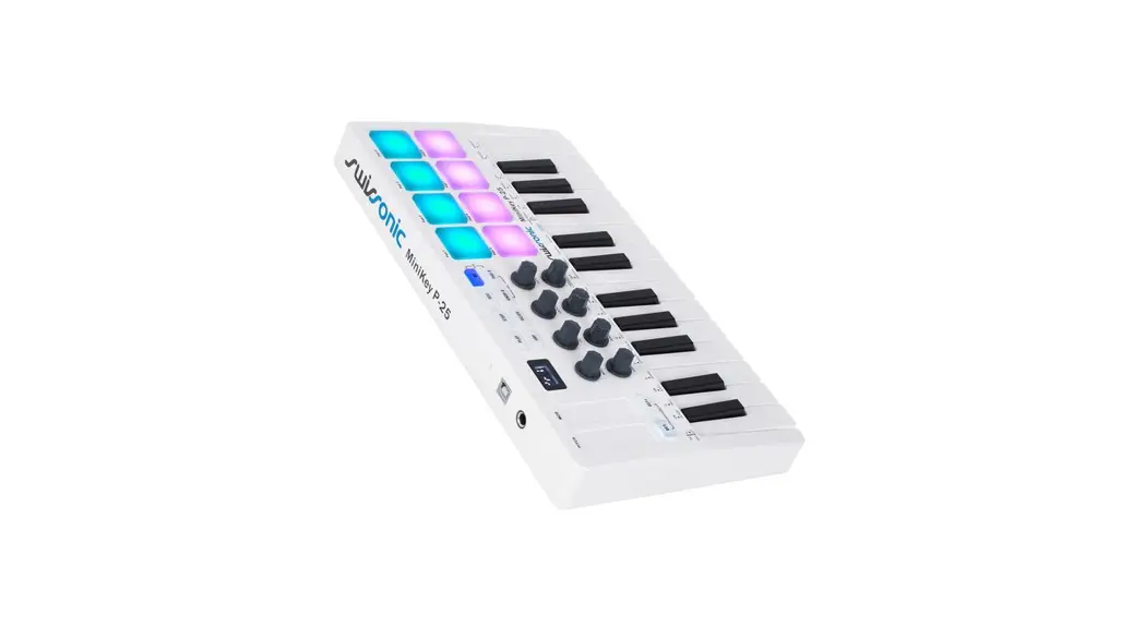 Swissonic Minikey P-25 Midi Keyboard User Manual