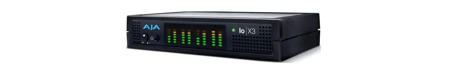 Aja Io X3 Capture Display Convert User Manual