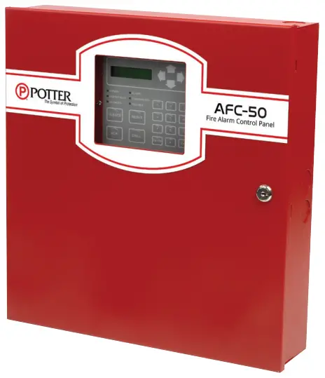 POTTER AFC-50 Fire Alarm Control Panel -
