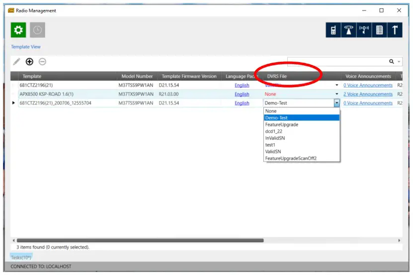 FUTURECOM DVR LX Over the Air Programming Via Radio Management - MSU template