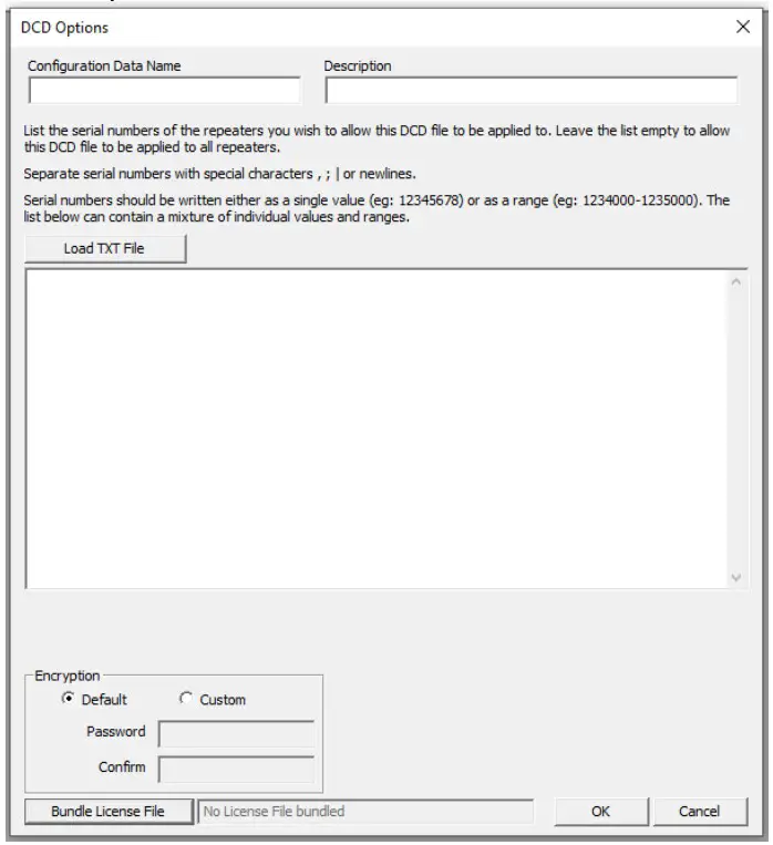 FUTURECOM DVR LX Over the Air Programming Via Radio Management - Save DCD File