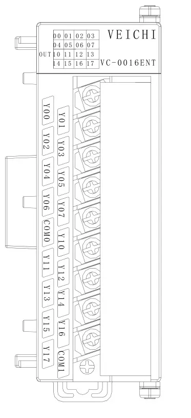 VEICHI VC Series Unpowered I-O Expansion Modules - Figure 1-5