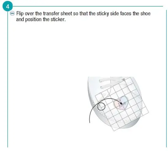 FIG 9 HOW TO APPLY THE STICKERS