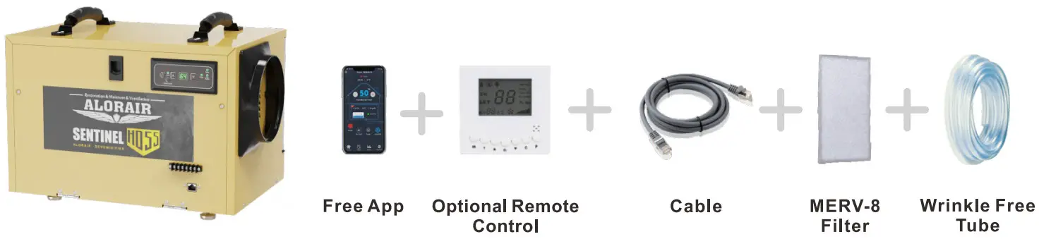 ALORAIR Sentinel HD55 Dehumidifier - Specifications