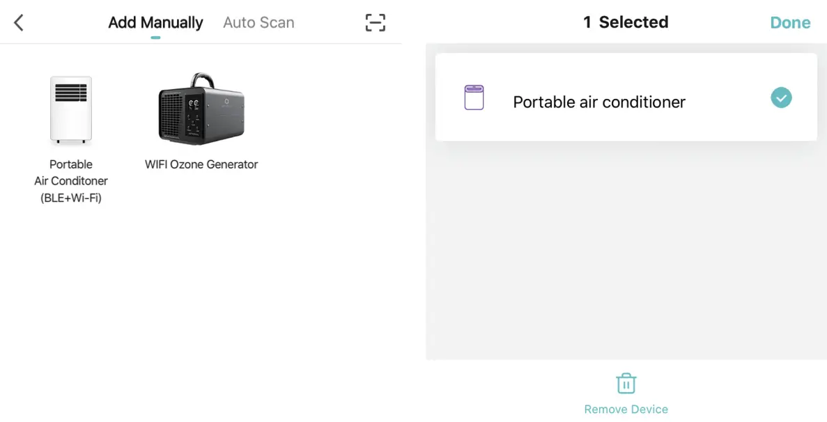 TURBRO 707 PAC GL10KWIFI A Portable Air Conditioner - Divice Manually